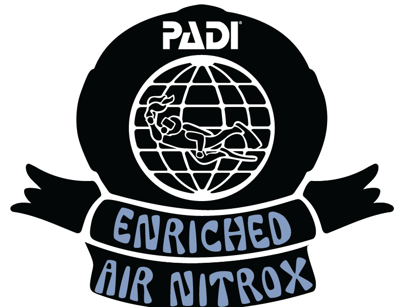 The PADI Enriched Air (Nitrox) Diver course teaches you how to safely plan and dive with oxygen-enriched breathing gases (up to 40% O₂)