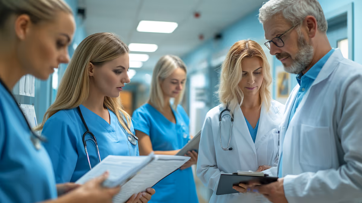 Photo of Healthcare Professionals in Discussion