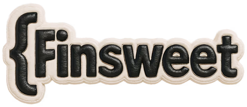 3D Finsweet logo
