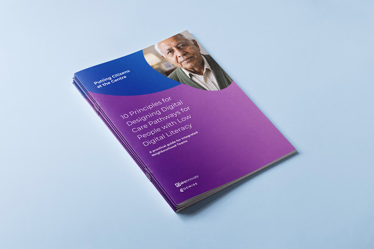 I small stack of 10 principles for designing for digital care pathways