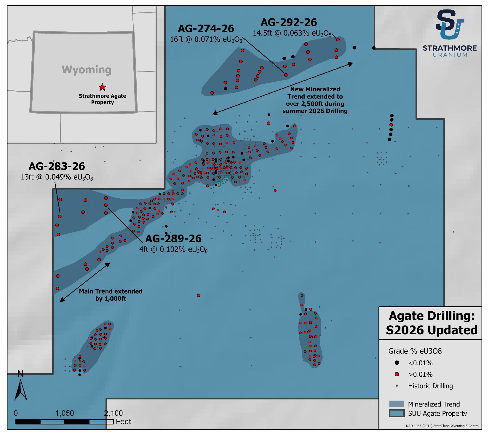 Strathmore Plus Uranium Agate Project — The Asset