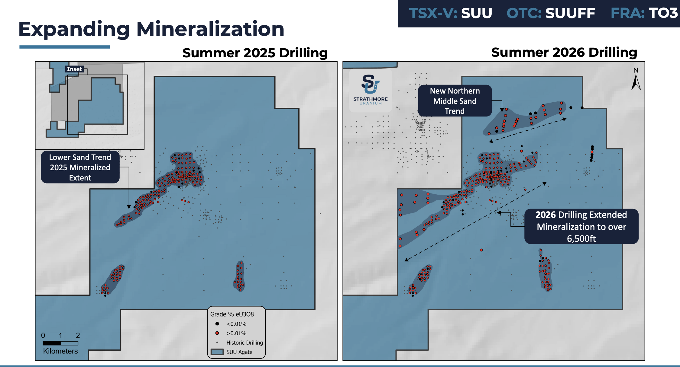 Strathmore Plus Uranium Agate Project — Expanding Mineralization