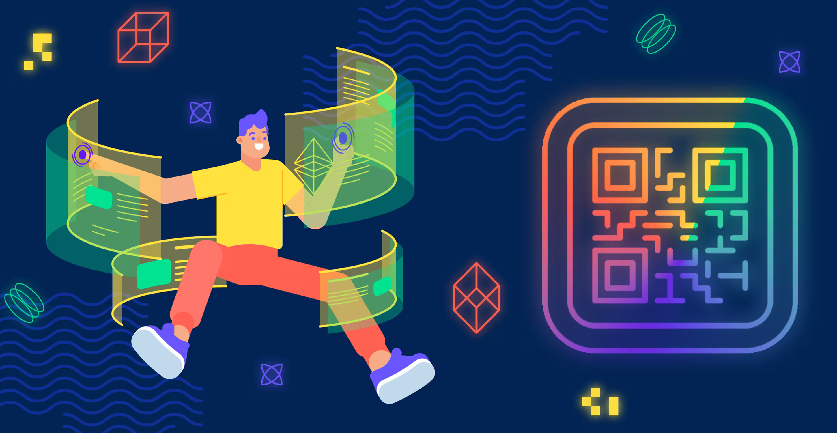 AR and VR marketing technology concept illustrating the future of business advertising and digital engagement