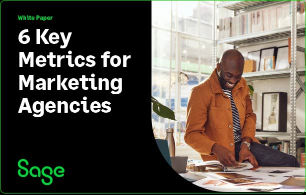 Cover image from 6 Key Metrics for Marketing Agencies whitepaper
