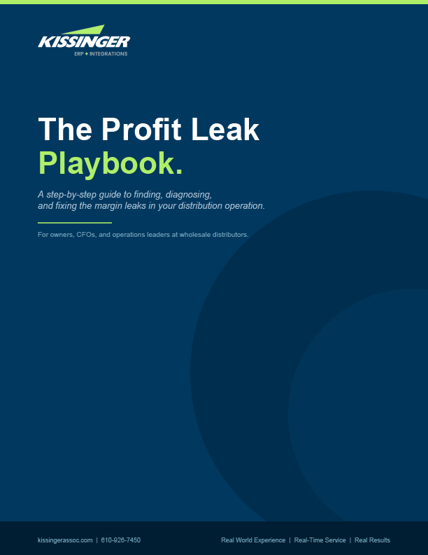 Cover of the Profit Leak Playbook for distribution companies