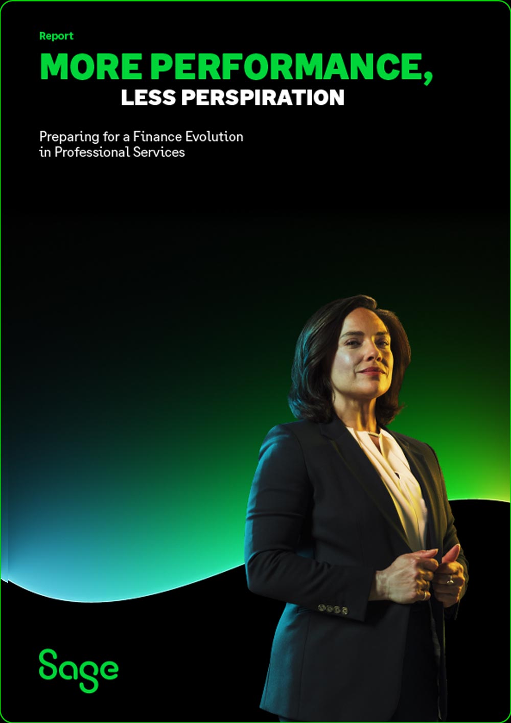 Cover of the Finance Evolution report for professional services firms