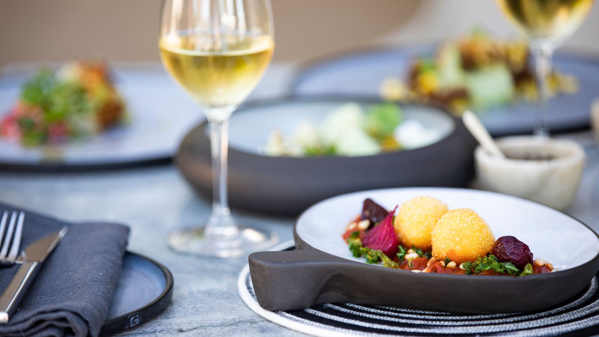 Creative cuisine, private wine studio, and world class chefs for an unforgettable food journey.