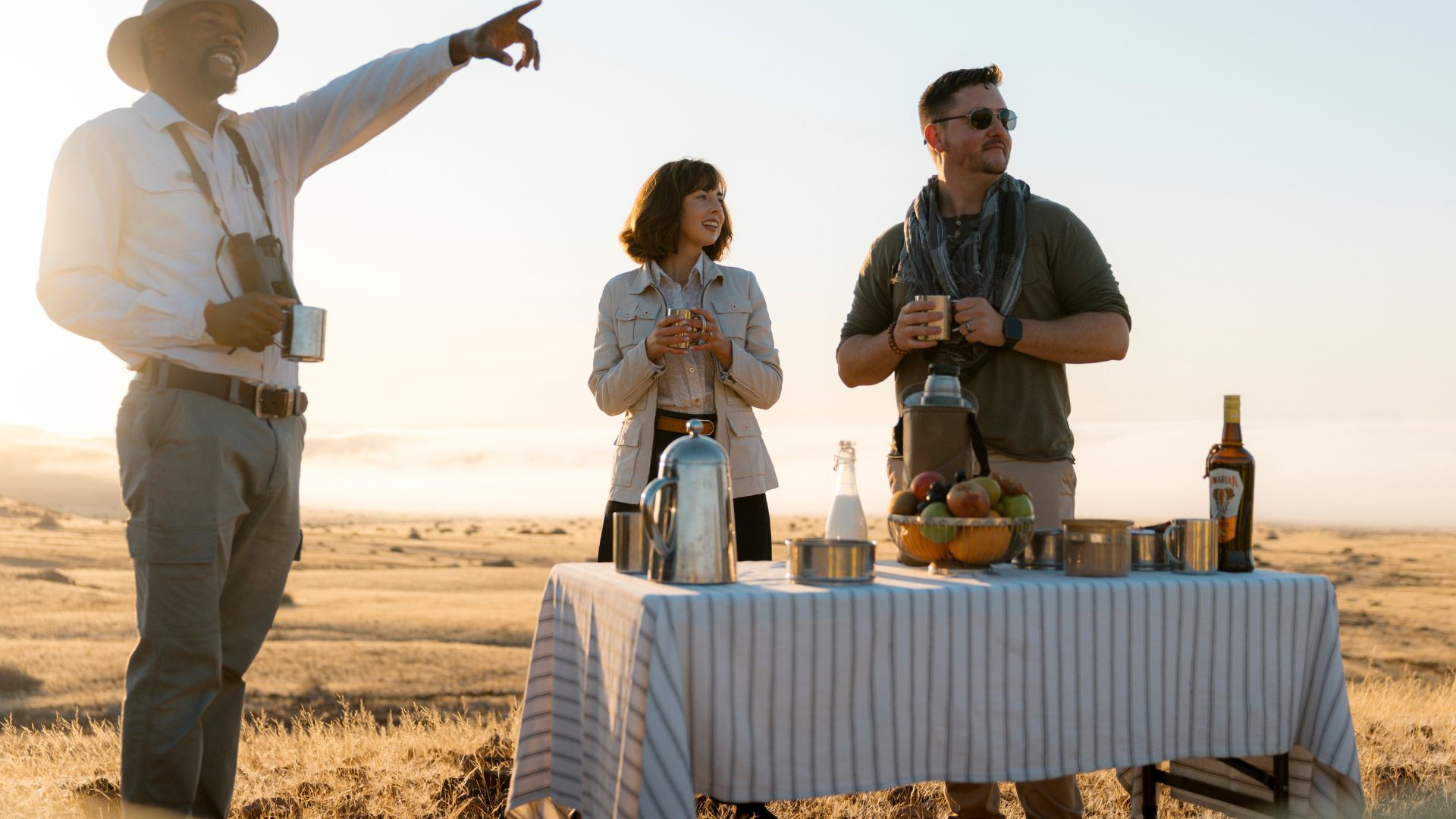 The camp is community owned, supporting local jobs, schools, and cultural experiences for guests.