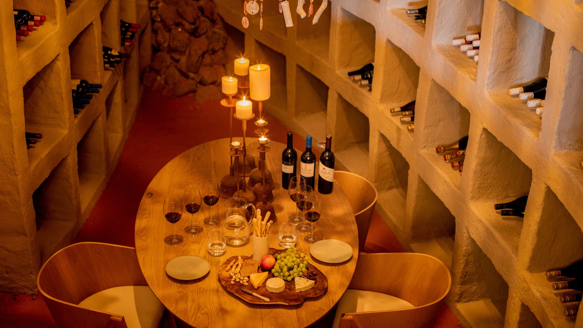 Enjoy world-class cuisine and wines in the dining room, on your deck, or under the stars.