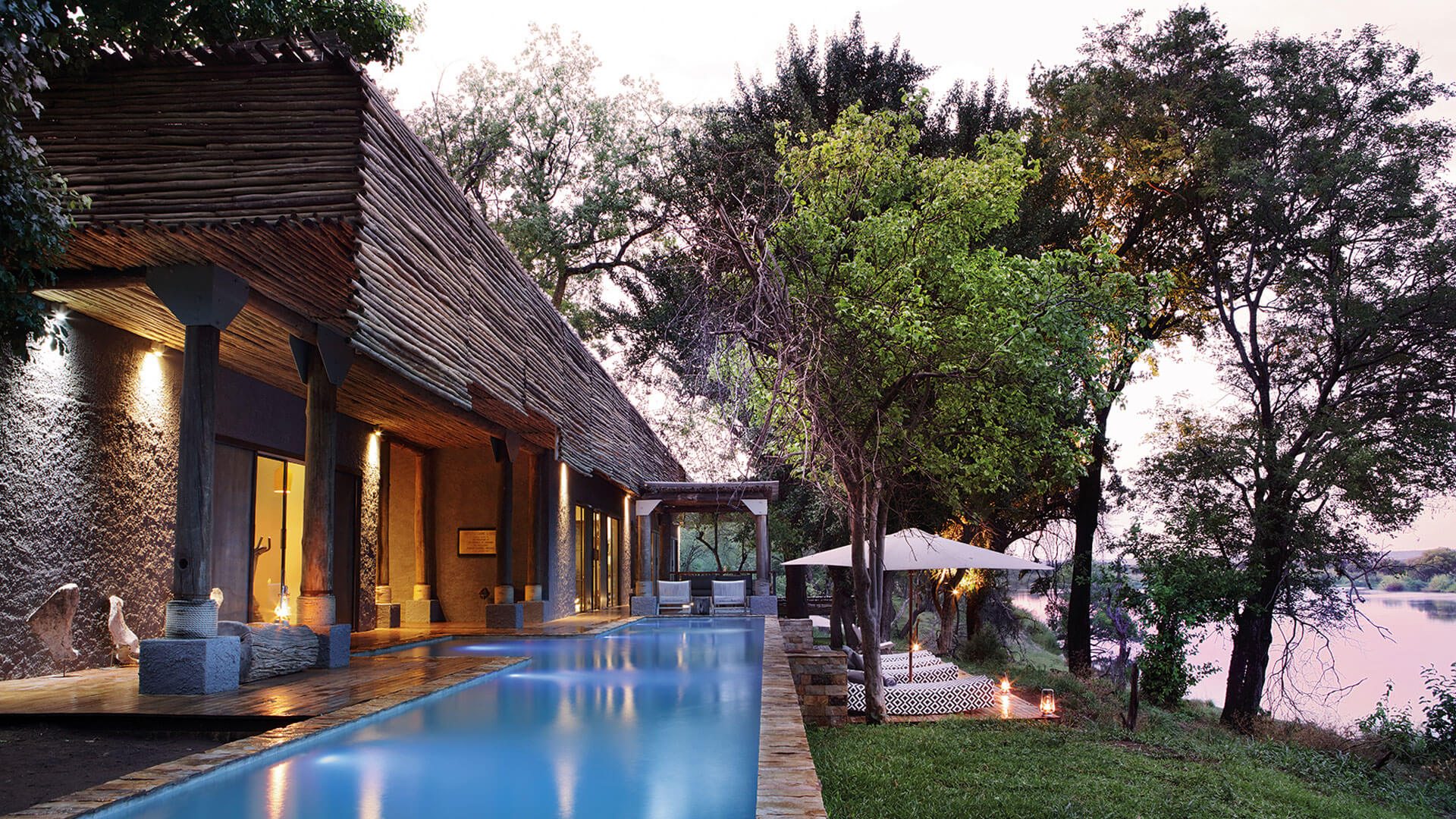 Every suite and villa has a private plunge pool and river deck for maximum relaxation.