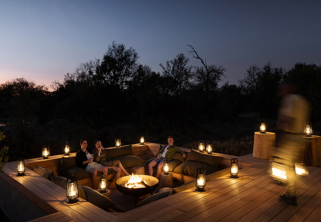 Enjoy gourmet meals under the stars with personalized service in wild surroundings.