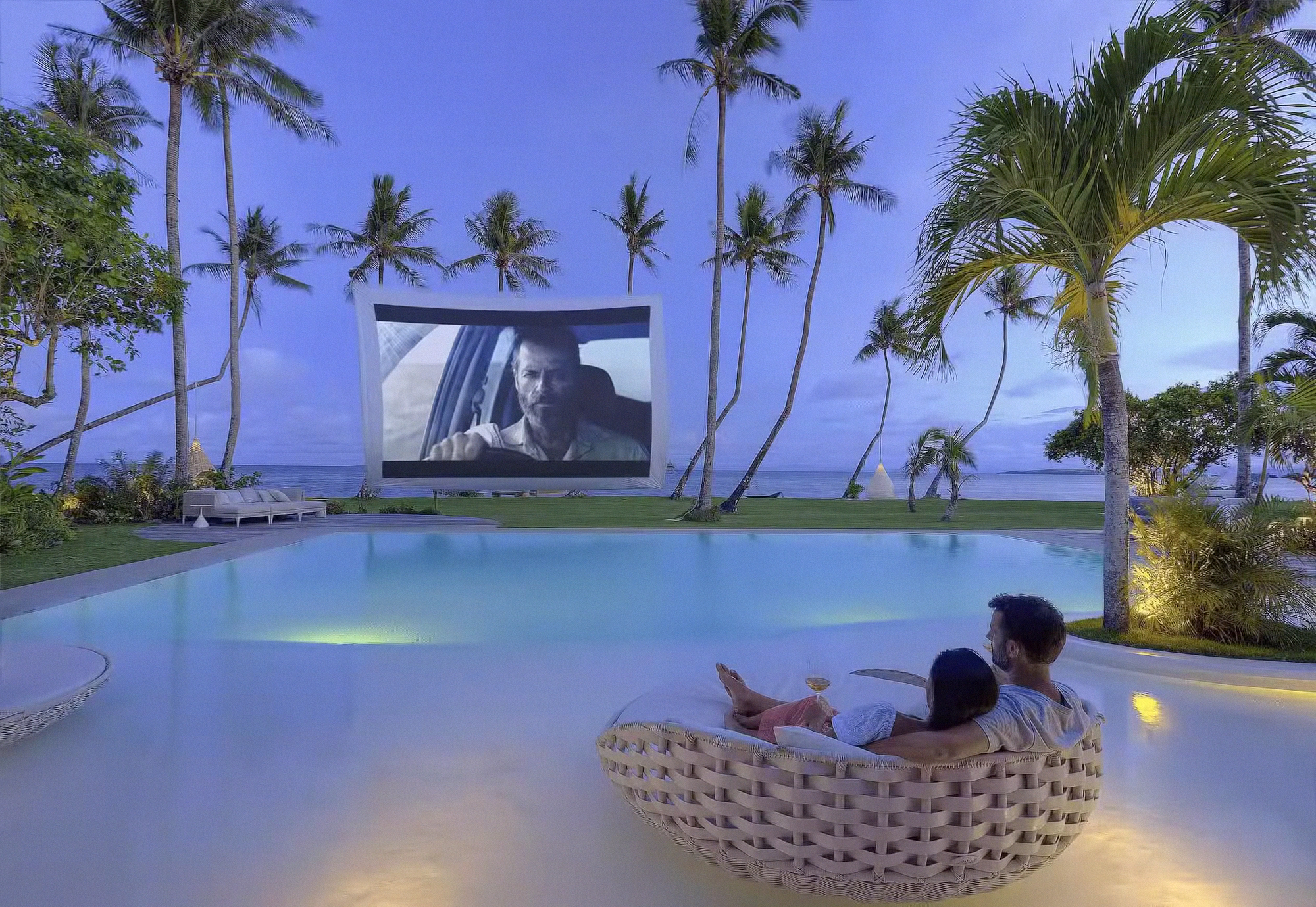 Pool with sun deck and sea views, swim, sip, and soak up the tropical atmosphere.