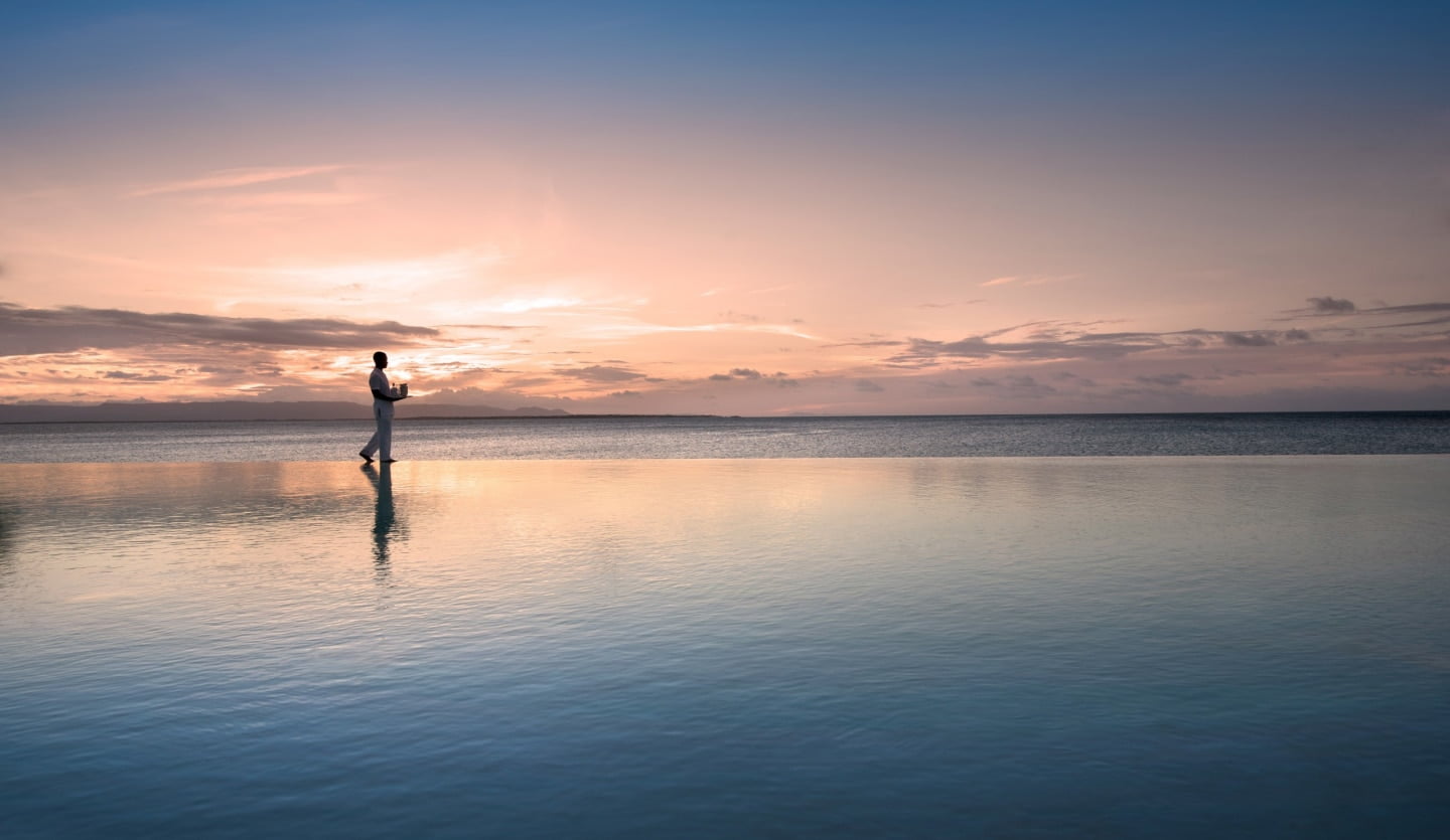 Dedicated team for personalized service and private dining in your villa or on the beach.