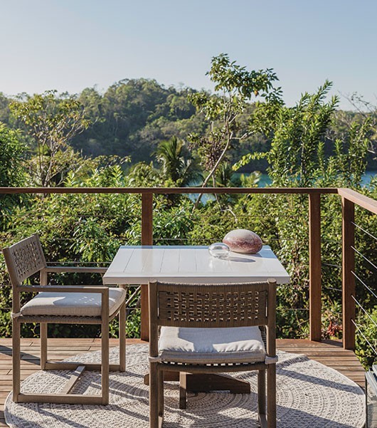 Individually designed casitas offer privacy, ocean views, and seamless indoor-outdoor living.
