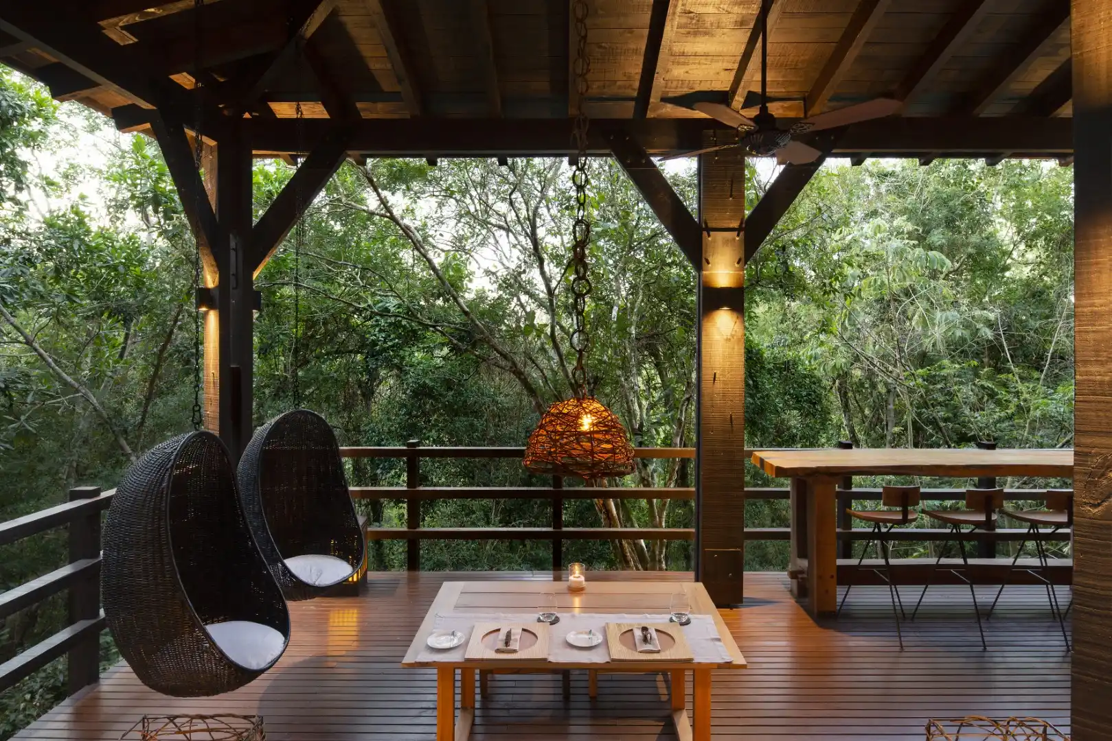 Luxury stand-alone villas immersed within the Atlantic rainforest.
