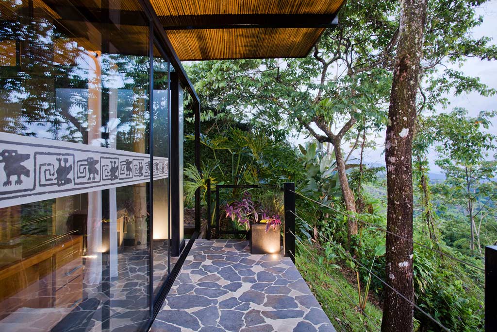 Contemporary tropical design blending seamlessly into the landscape.