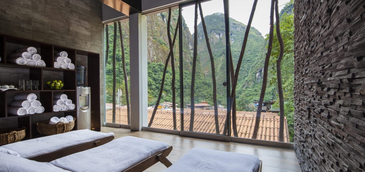 Modern interiors inspired by the surrounding cloud forest.
