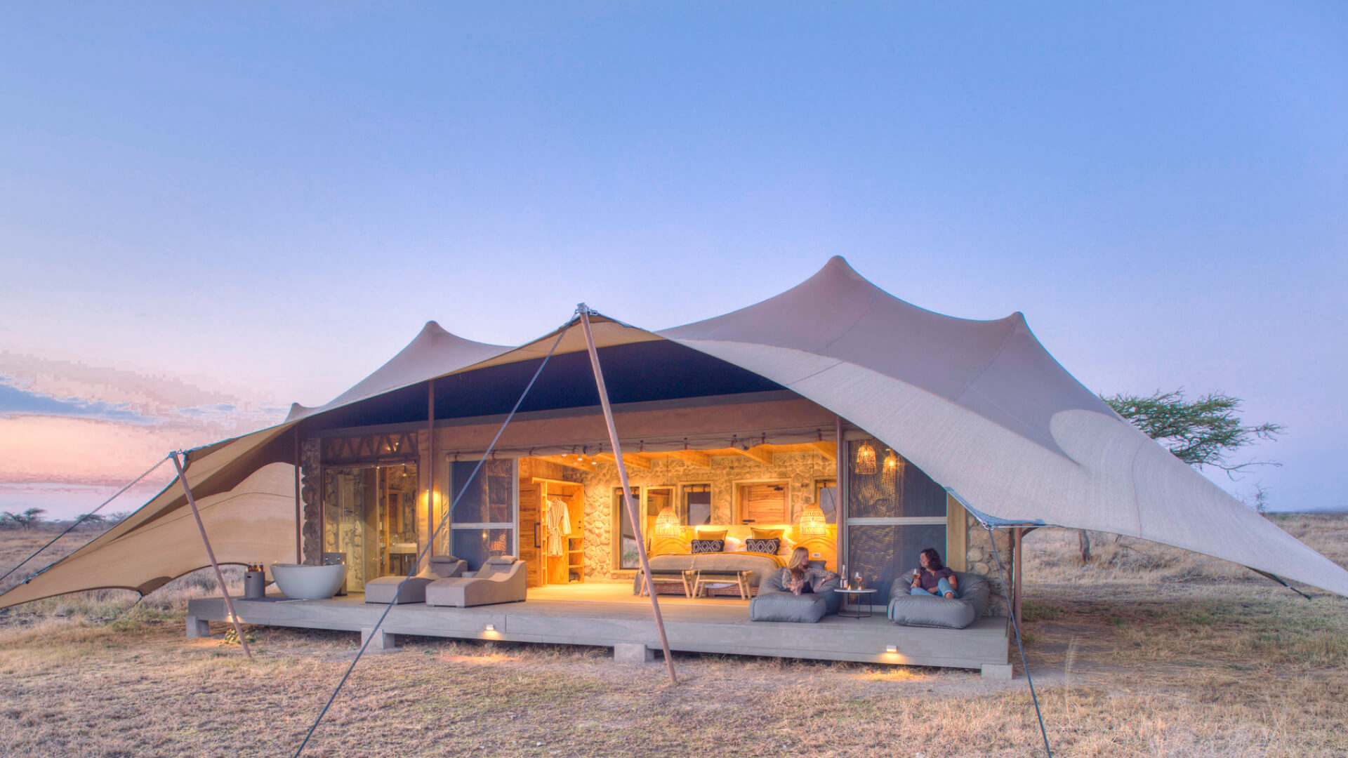 Namiri Plains Camp by Asilia