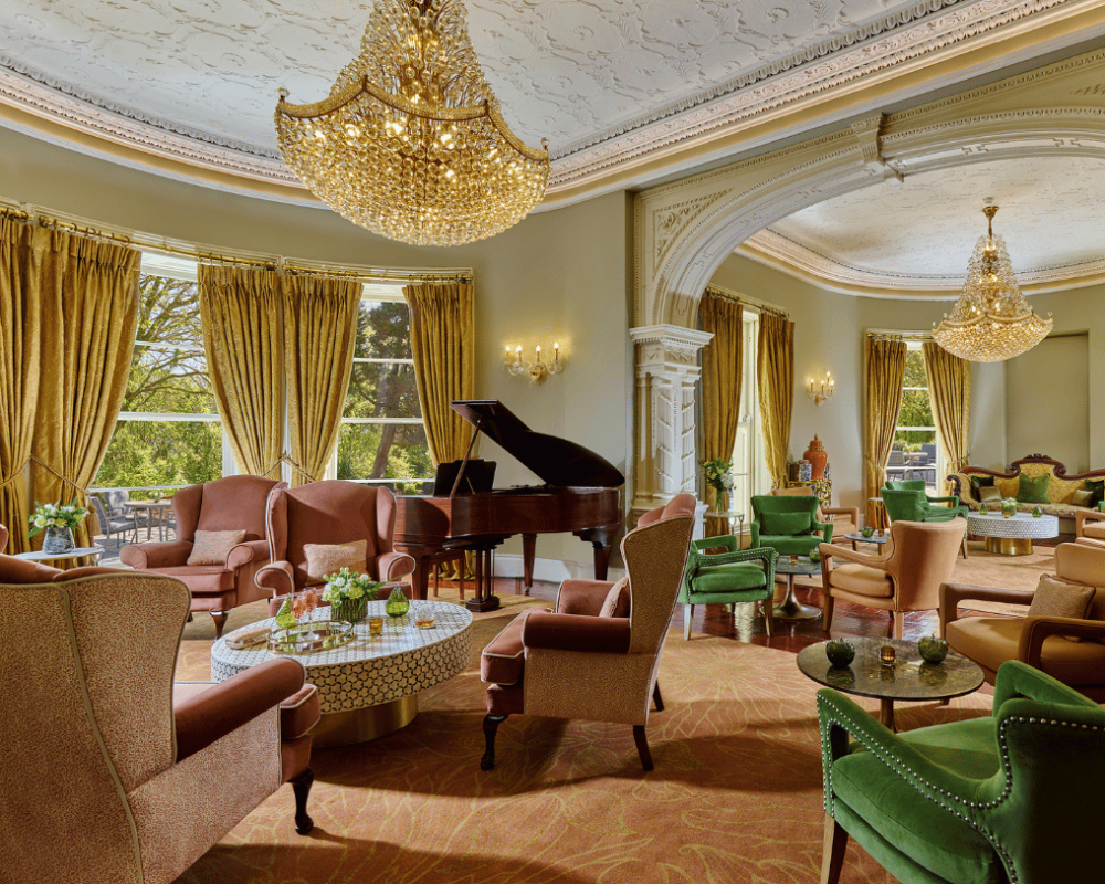 The historic house blends elegant Regency style architecture with the warmth of a country retreat.
