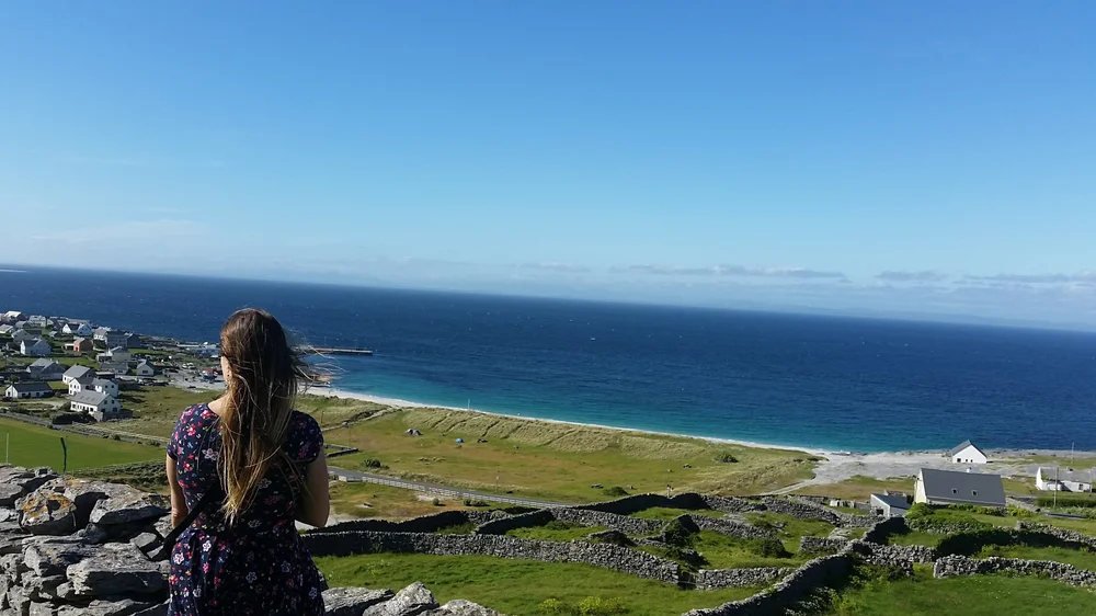 The property sits in the rural landscape of Clahane with views toward Moher and the Atlantic nearby.