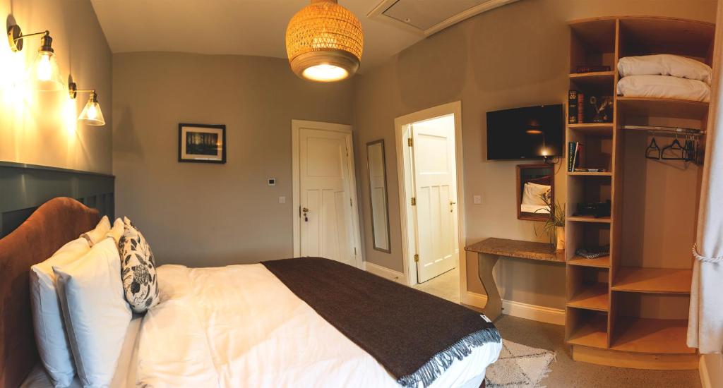Jonny has designed and created many of the room features, including paneling, built-in wardrobes and desks.