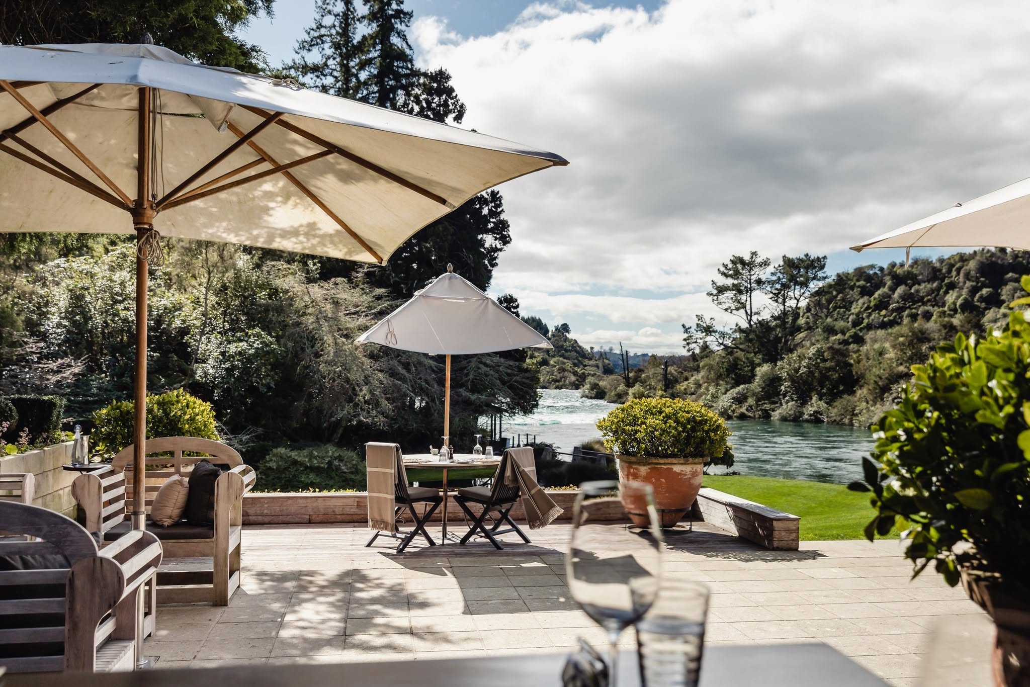 From riverside breakfasts to candlelit dinners beneath ancient trees, every meal can become a memorable destination.