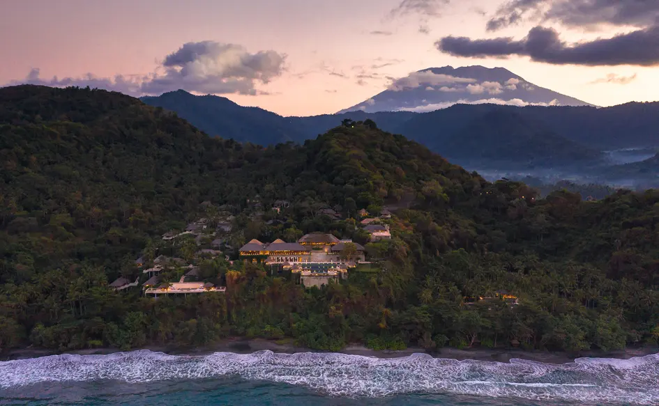Stilted Pavilions rise among the treetops, while Villas offer greater privacy, expansive living spaces and private pools.