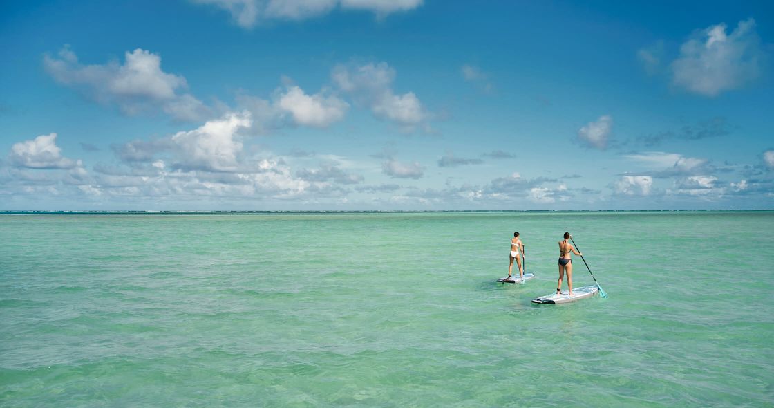 Kayaks, stand-up paddleboards, snorkel gear and bicycles are available to guests on a complimentary basis. 