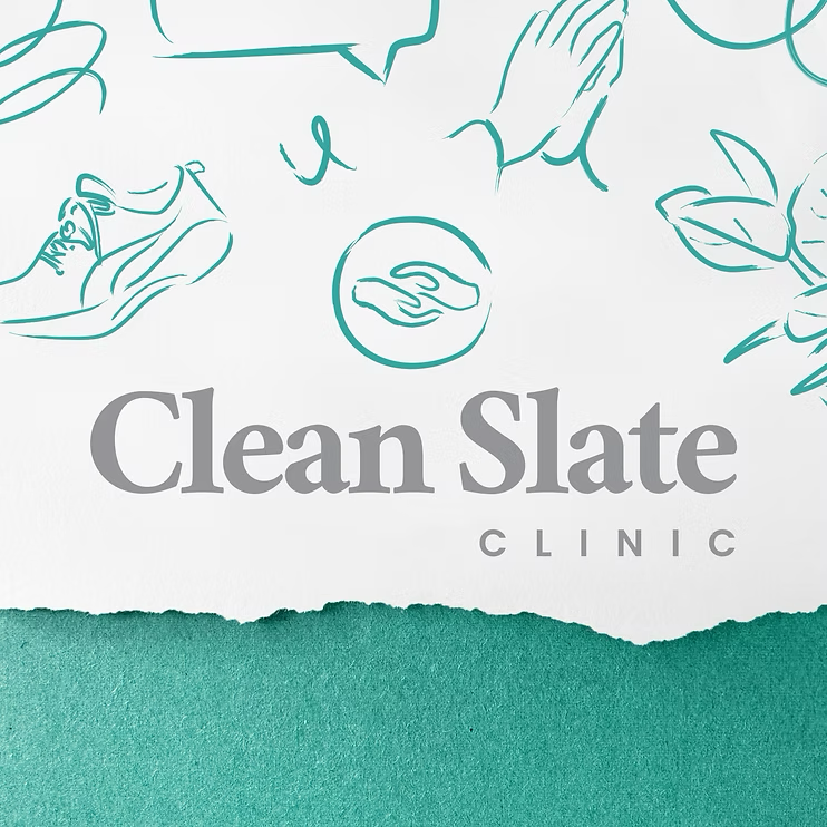 Clean Slate Clinic logo.