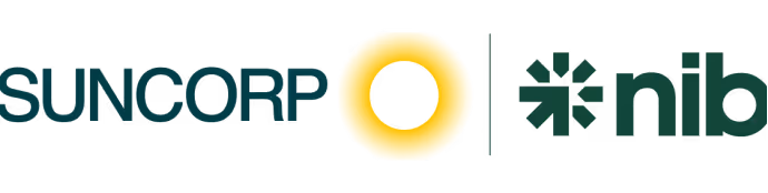 Suncorp and nib logos