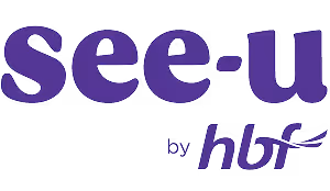 See-u by hbf logo in purple text.