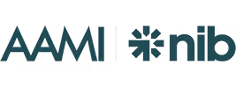 AAMI and nib insurance company logos 
