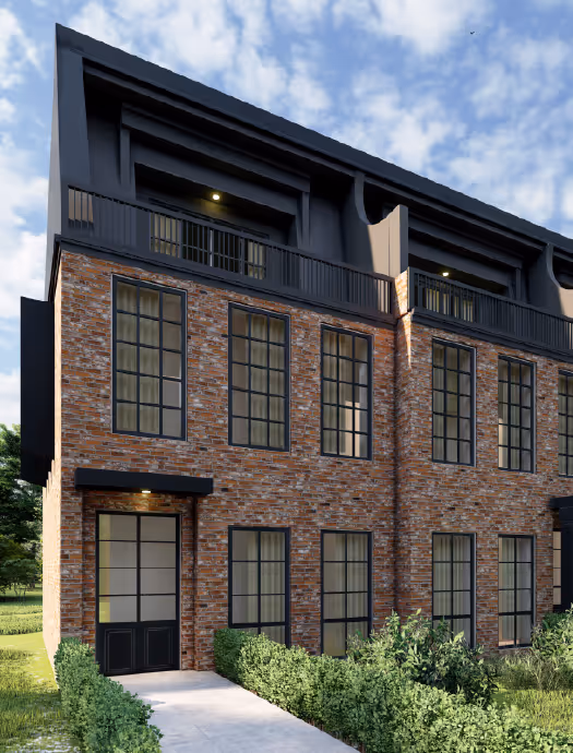 CGI of a new build property development
