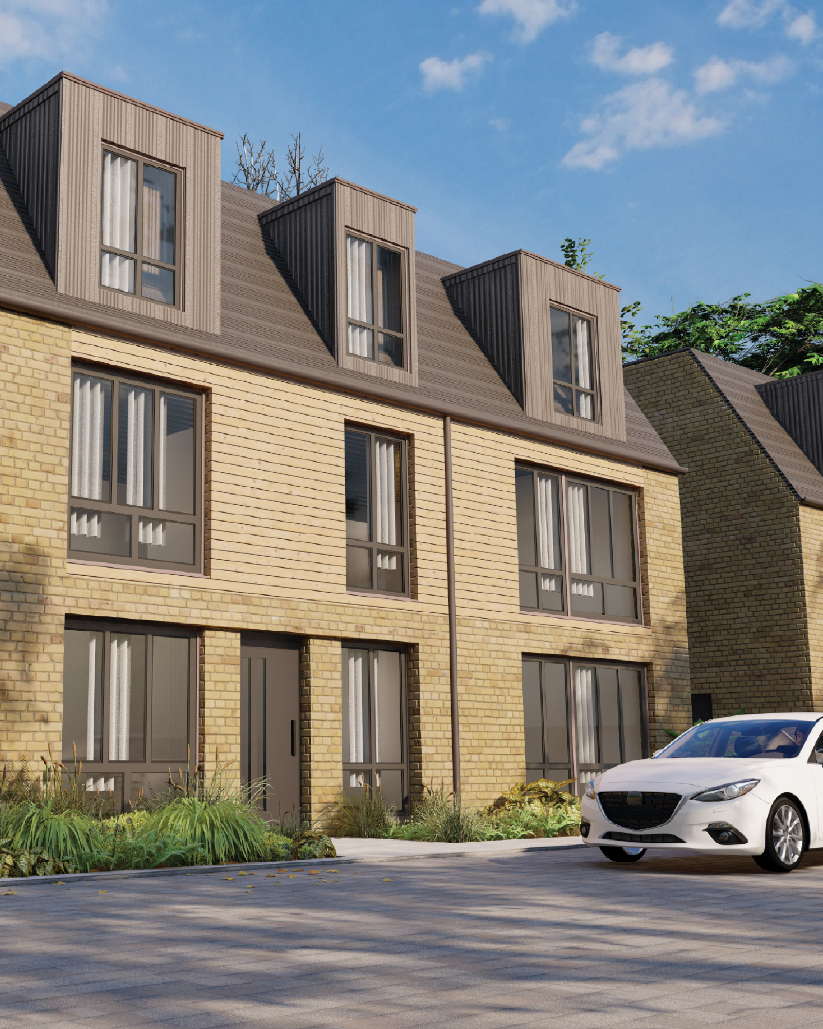 CGI Render by Pingd Ltd of an exterior building