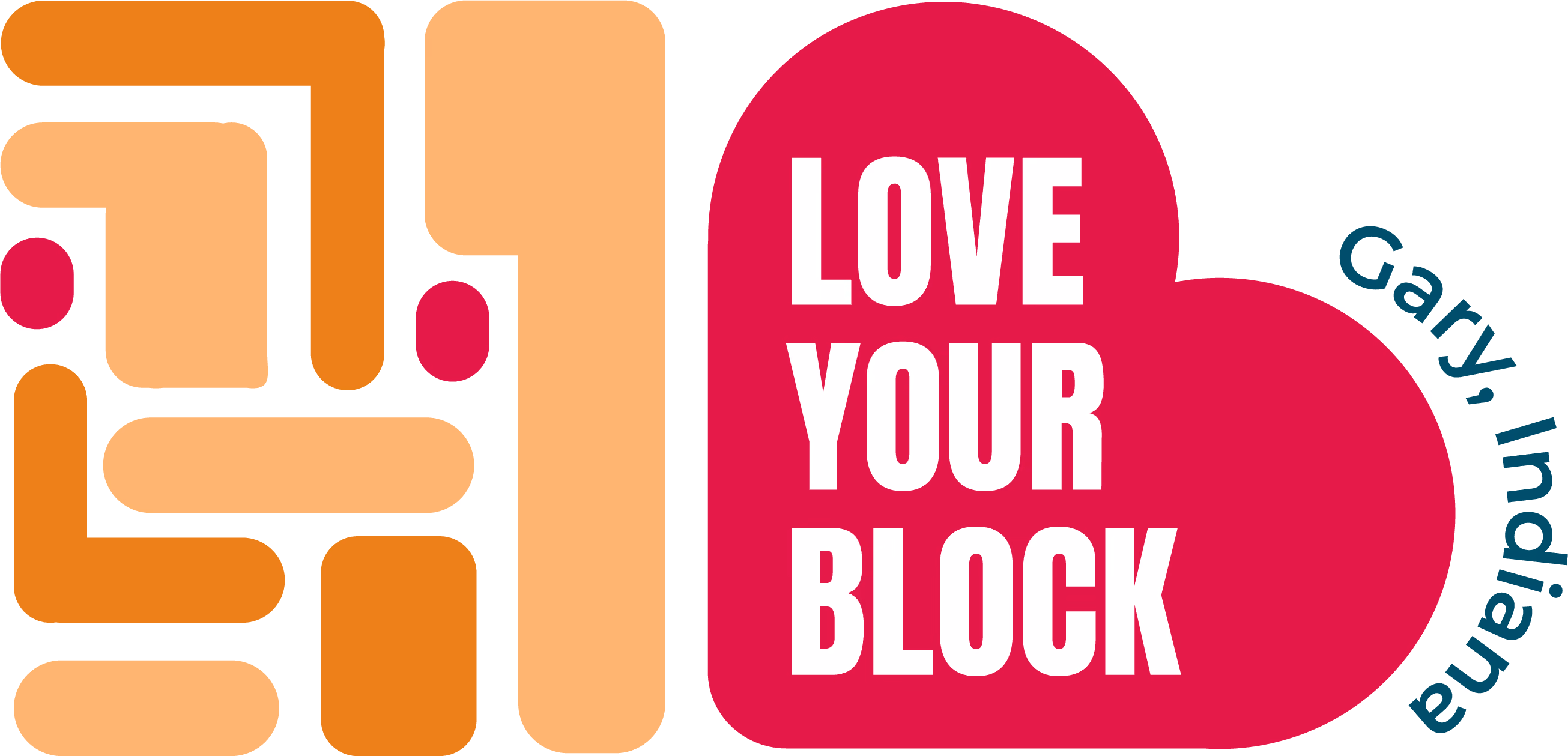 The City of Gary's Love Your Block Logo
