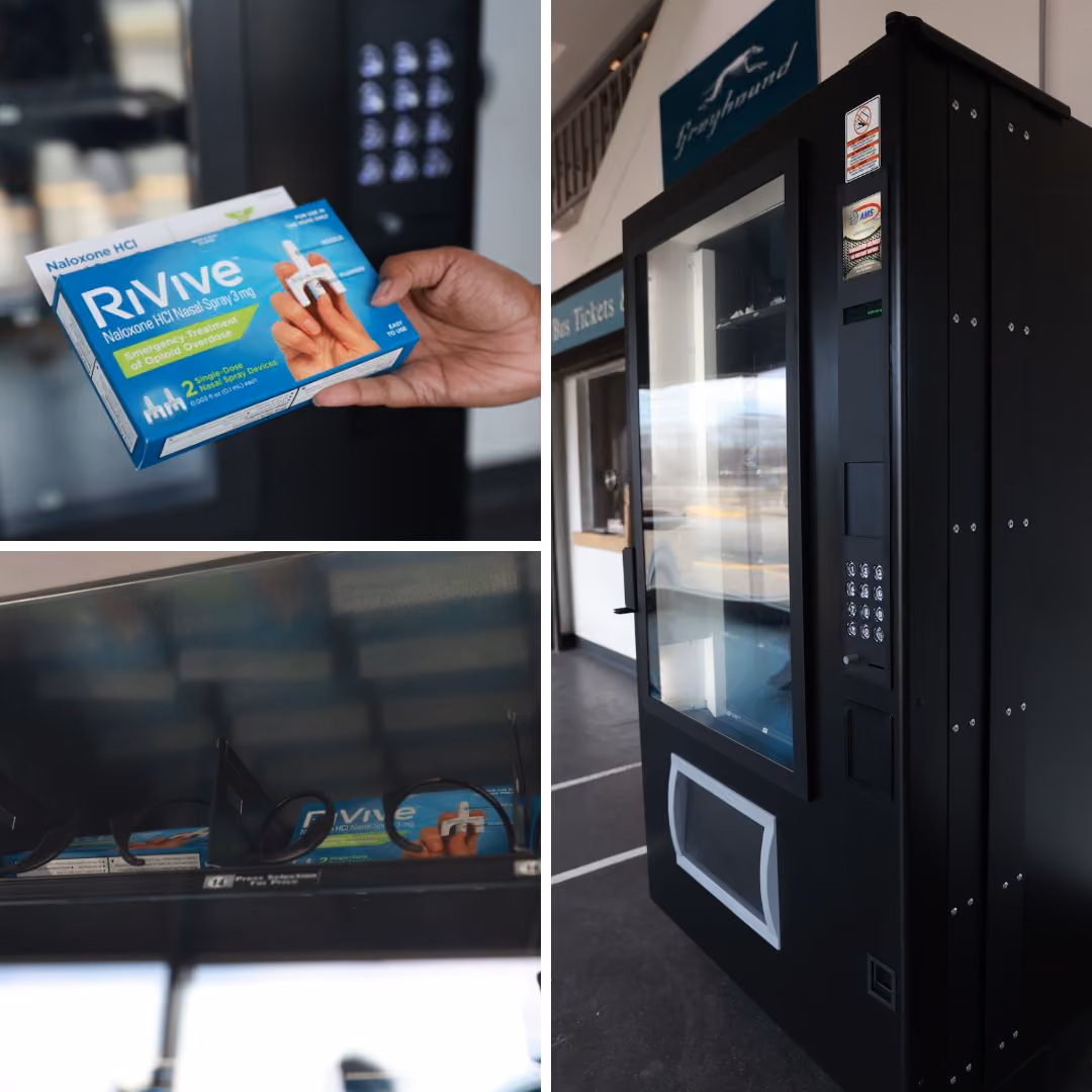 Narcan vending machines available now at the Gary, IN Metro Station
