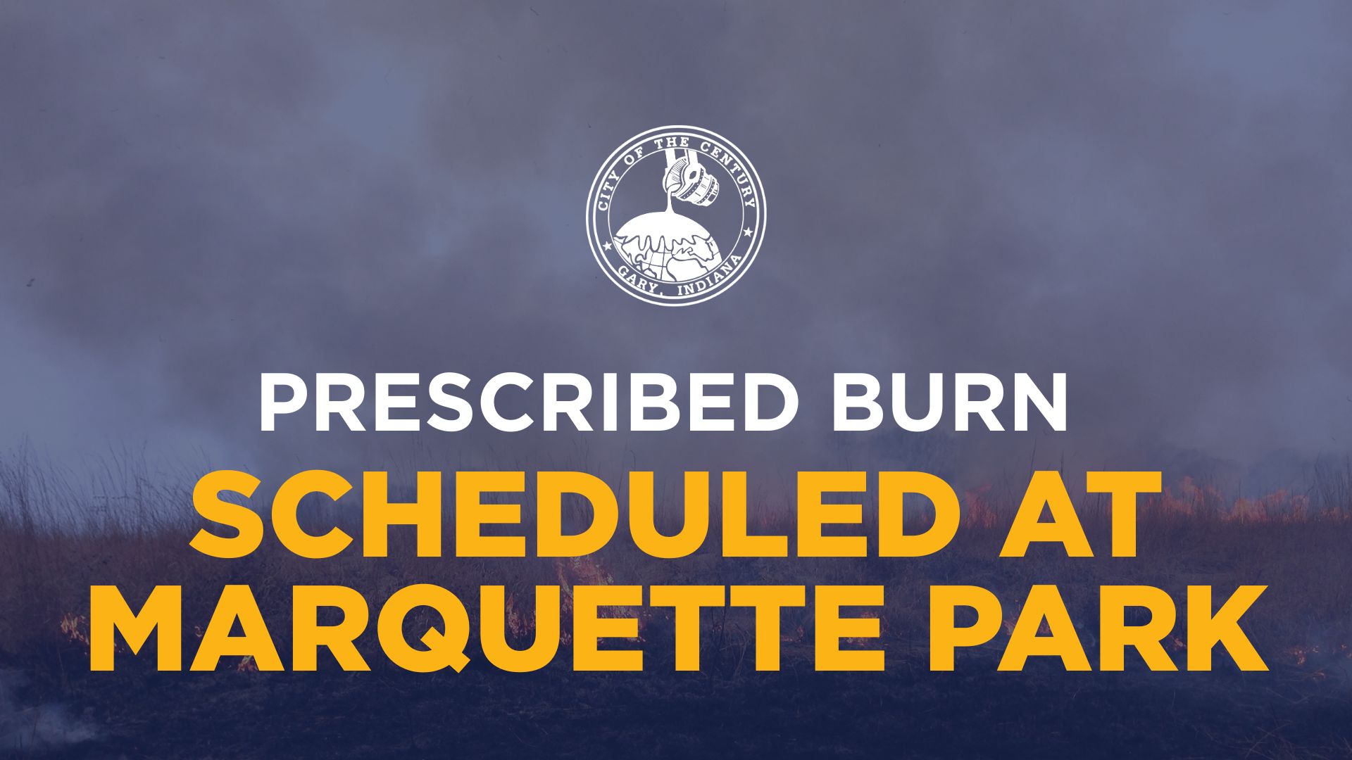 Prescribed Burn Scheduled at Marquette Park