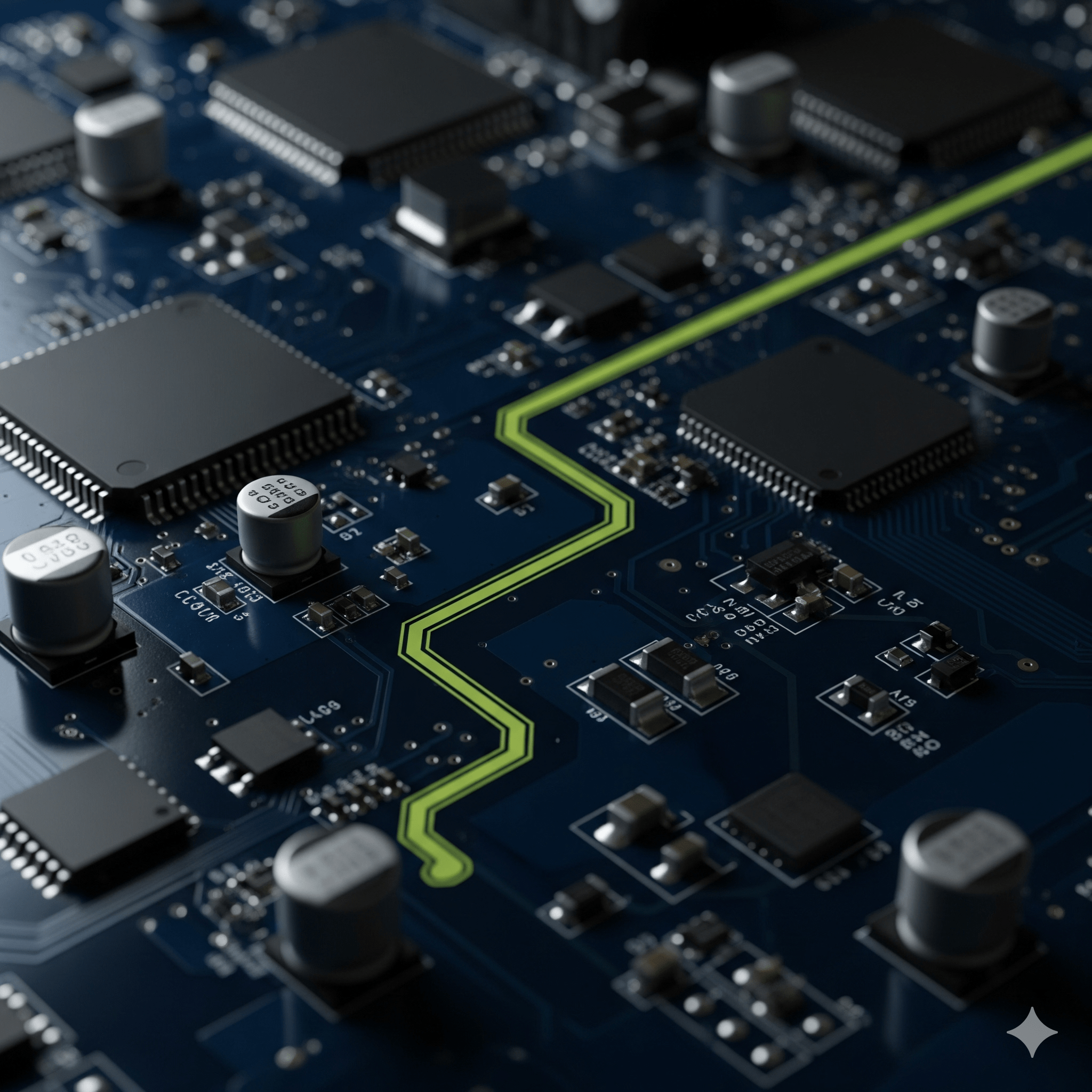 PCB olive stock image