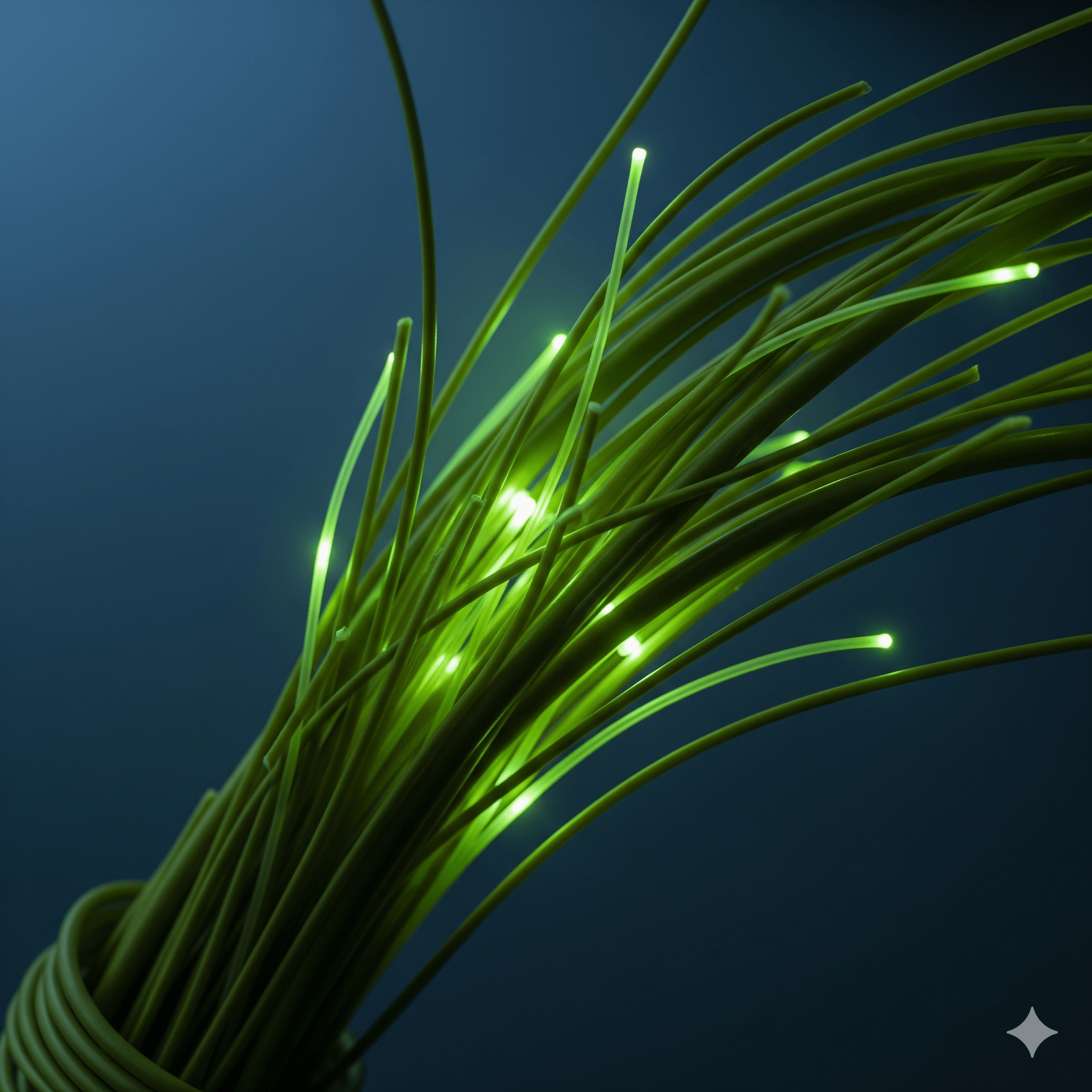 Wire bundle stock image