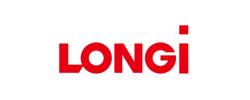 Partnerlogo von LONGi – Globaler Hersteller von Hochleistungs-Solarmodulen.