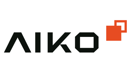Partnerlogo von AIKO – Hersteller von Solarmodulen für hochwertige PV-Anlagen.