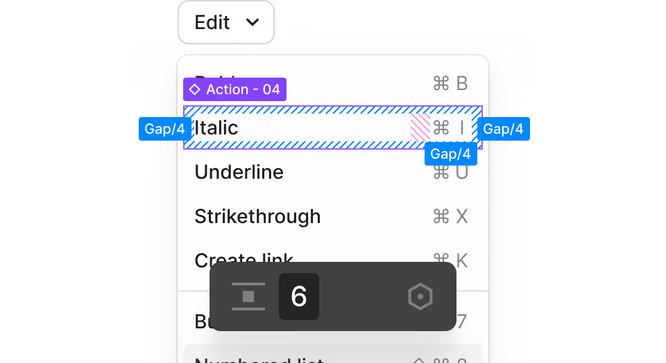 Widehue screenshot of component