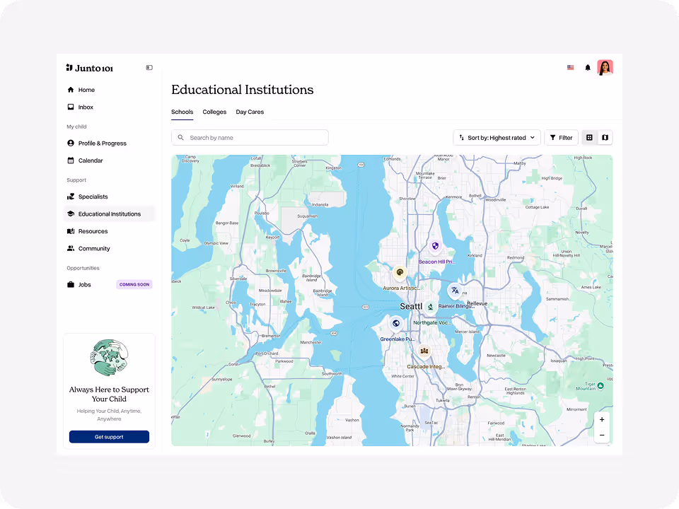 Widehue - case study screenshot