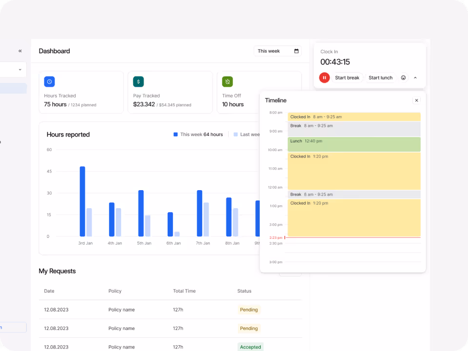 Widehue - case study screenshot