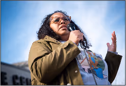 Photo of a protest