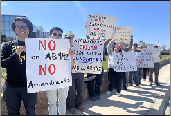 Photo of a protest