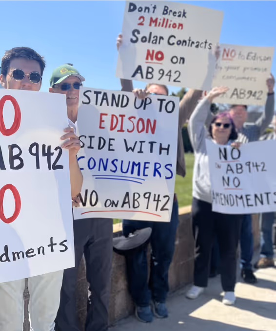 Photo of a protest