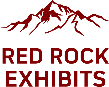 Red Rock Exhibits logo; redirects to the home page