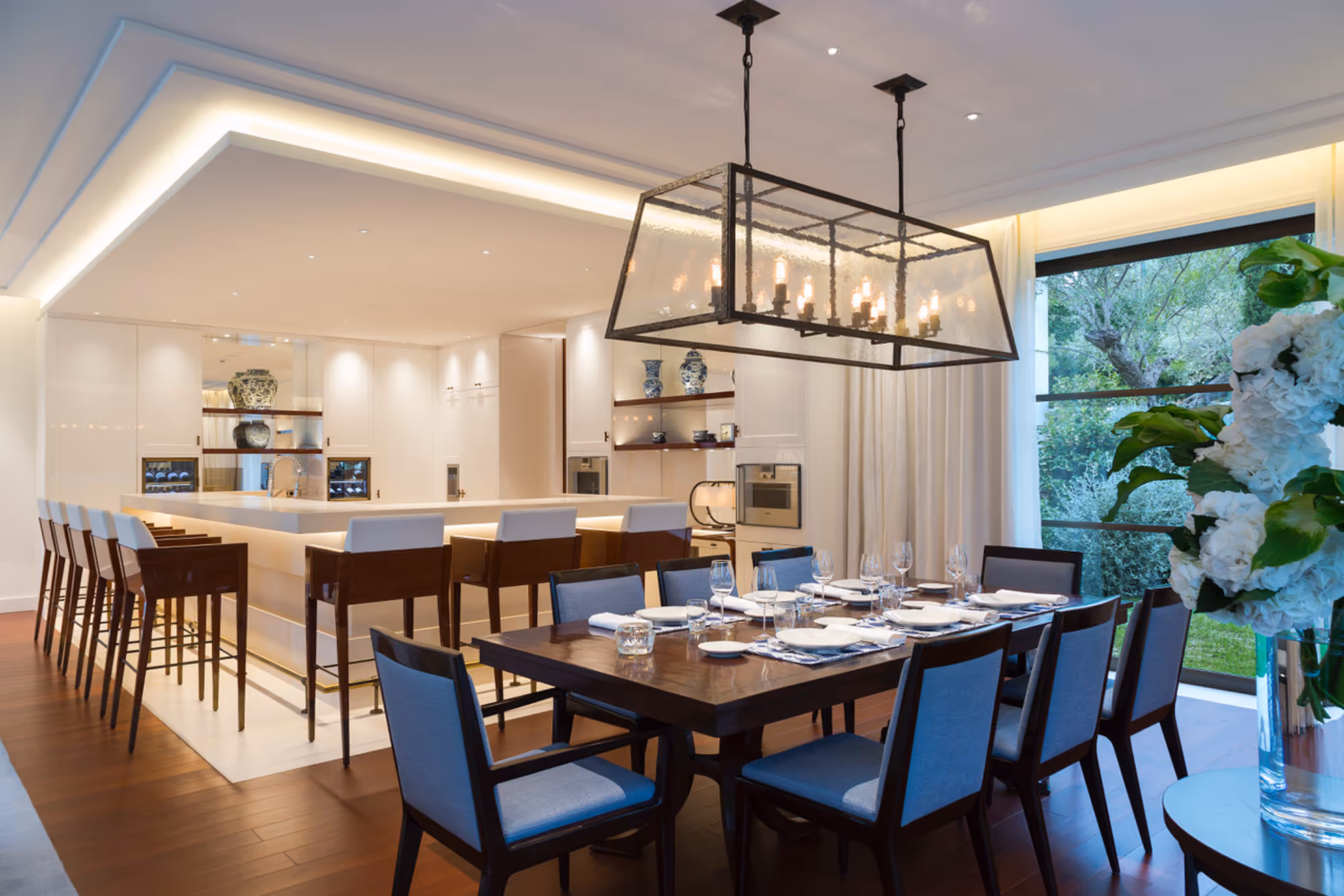 Dining and kitchen area design