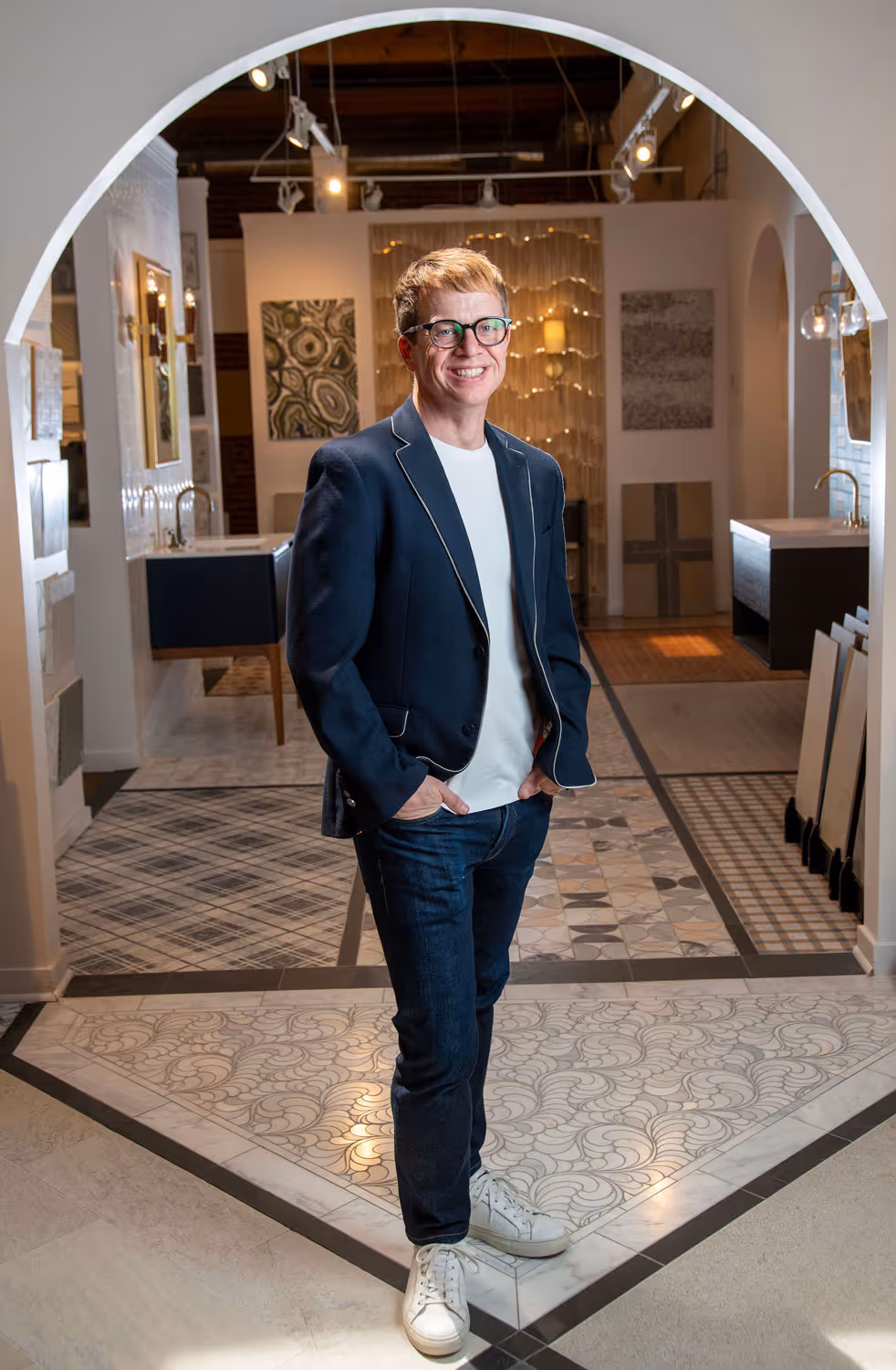 Chris Shields at the Denver Design District